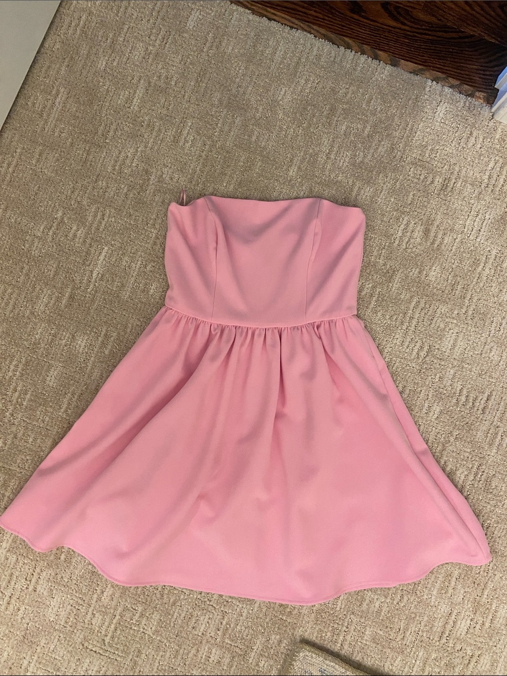 French Connections Pink Corset Dress